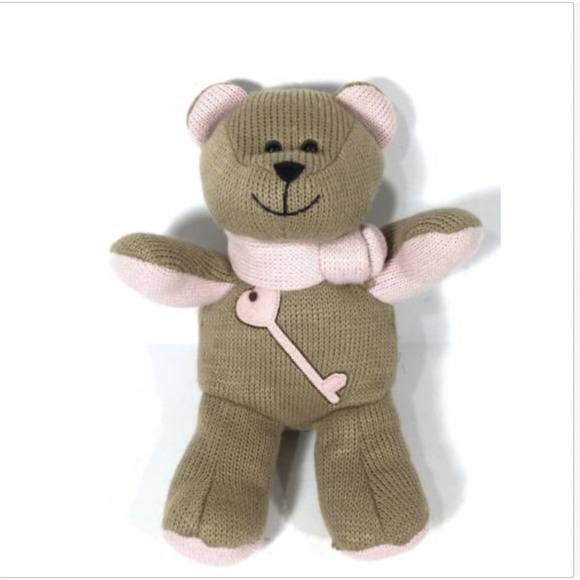 Starbucks Other - Starbucks Bearista Bear 89th Edition Winter 2010 Pink Heart Key Stuffed Plush